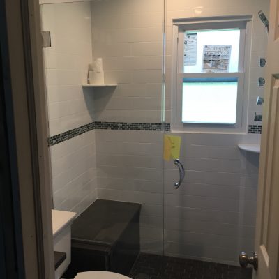 Bathtub to shower conversion
